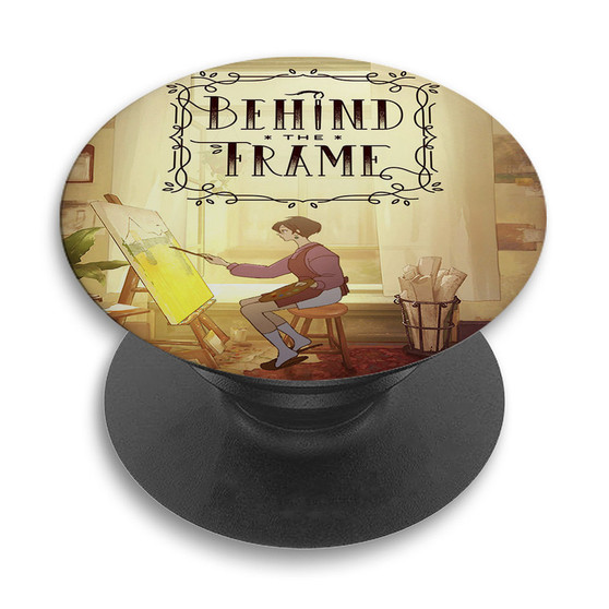 Pastele Behind the Frame The Finest Scene Custom PopSockets Awesome Personalized Phone Grip Holder Pop Up Stand Out Mount Grip Standing Pods Apple iPhone Samsung Google Asus Sony Phone Accessories