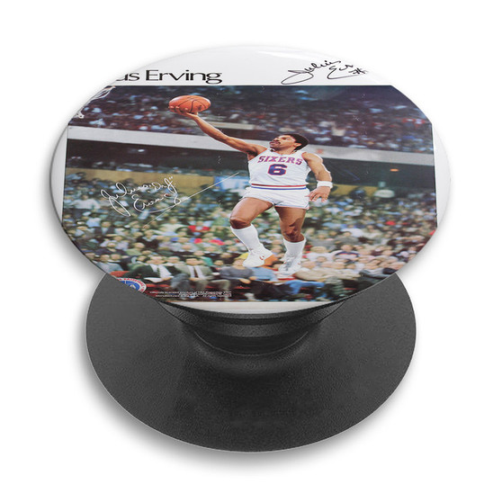 Pastele Dr J Julius Erving jpeg Custom PopSockets Awesome Personalized Phone Grip Holder Pop Up Stand Out Mount Grip Standing Pods Apple iPhone Samsung Google Asus Sony Phone Accessories