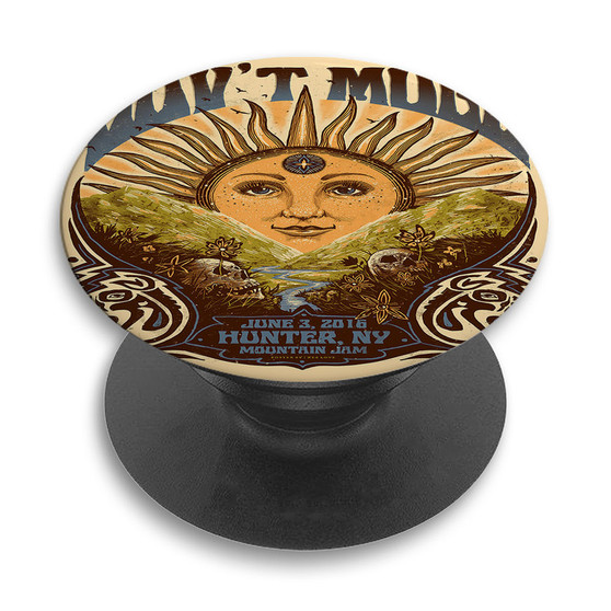 Pastele Govt Mule Mountain Jam Custom PopSockets Awesome Personalized Phone Grip Holder Pop Up Stand Out Mount Grip Standing Pods Apple iPhone Samsung Google Asus Sony Phone Accessories