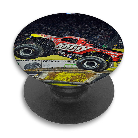 Pastele Hotsy Monster Truck Custom PopSockets Awesome Personalized Phone Grip Holder Pop Up Stand Out Mount Grip Standing Pods Apple iPhone Samsung Google Asus Sony Phone Accessories