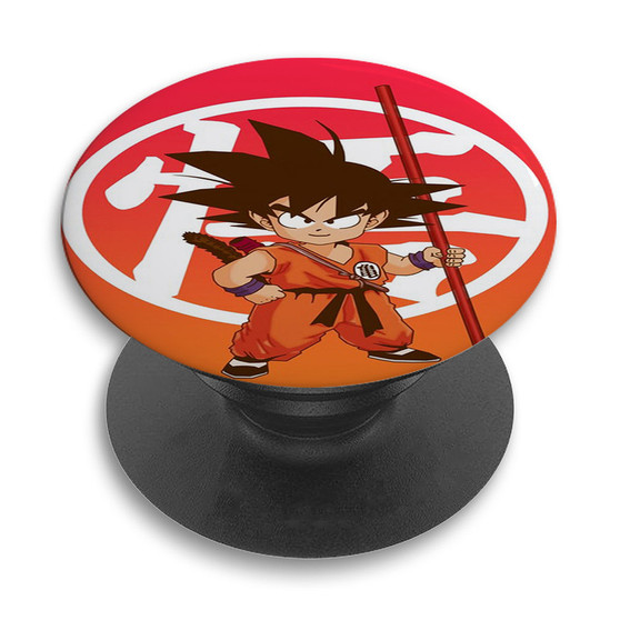 Pastele Little Goku Dragon Ball Custom PopSockets Awesome Personalized Phone Grip Holder Pop Up Stand Out Mount Grip Standing Pods Apple iPhone Samsung Google Asus Sony Phone Accessories