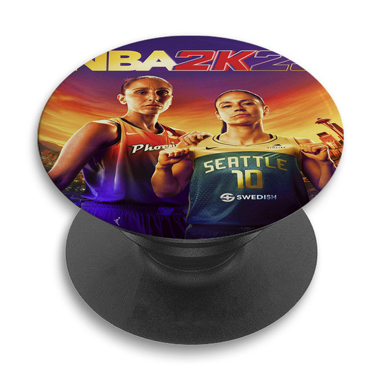Pastele NBA 2 K23 WNBA Edition Custom PopSockets Awesome Personalized Phone Grip Holder Pop Up Stand Out Mount Grip Standing Pods Apple iPhone Samsung Google Asus Sony Phone Accessories