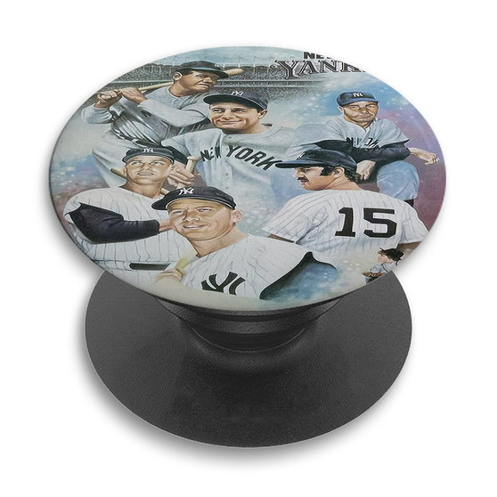Pastele New York Yankees Vintage Custom PopSockets Awesome Personalized Phone Grip Holder Pop Up Stand Out Mount Grip Standing Pods Apple iPhone Samsung Google Asus Sony Phone Accessories