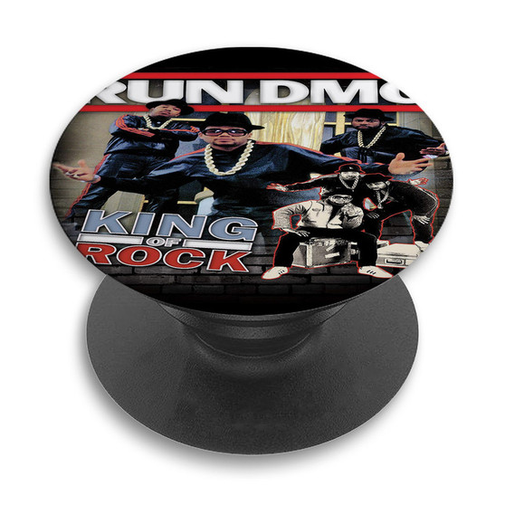 Pastele Run DMC King Rock Custom PopSockets Awesome Personalized Phone Grip Holder Pop Up Stand Out Mount Grip Standing Pods Apple iPhone Samsung Google Asus Sony Phone Accessories