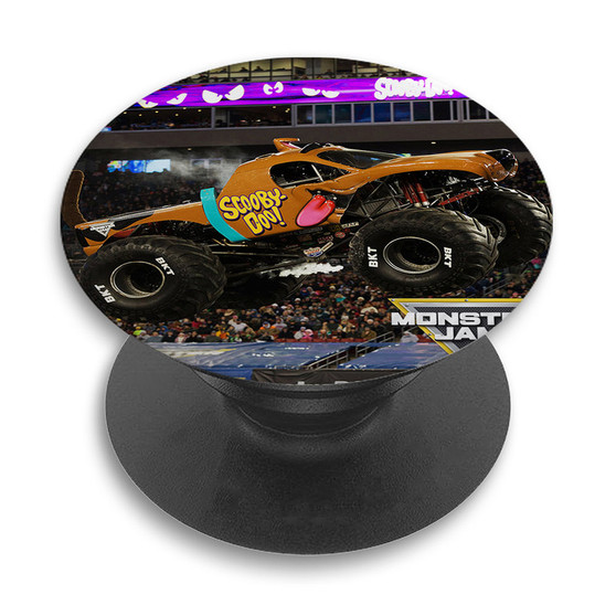 Pastele Scooby Doo Monster Truck Custom PopSockets Awesome Personalized Phone Grip Holder Pop Up Stand Out Mount Grip Standing Pods Apple iPhone Samsung Google Asus Sony Phone Accessories