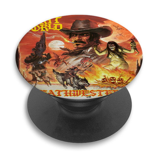 Pastele Spirit World Deathwestern jpeg Custom PopSockets Awesome Personalized Phone Grip Holder Pop Up Stand Out Mount Grip Standing Pods Apple iPhone Samsung Google Asus Sony Phone Accessories