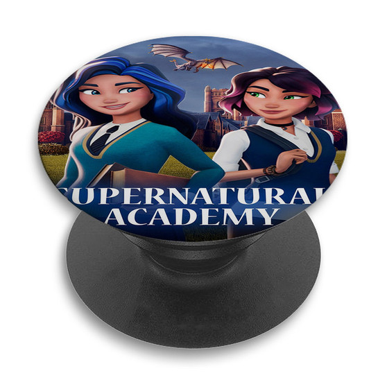 Pastele Supernatural Academy Custom PopSockets Awesome Personalized Phone Grip Holder Pop Up Stand Out Mount Grip Standing Pods Apple iPhone Samsung Google Asus Sony Phone Accessories