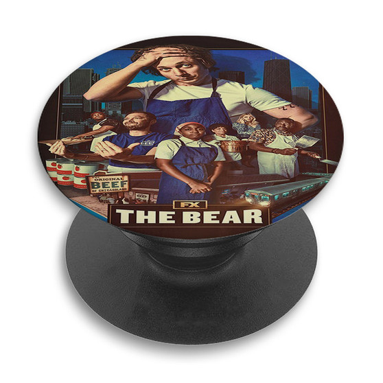 Pastele The Bear Custom PopSockets Awesome Personalized Phone Grip Holder Pop Up Stand Out Mount Grip Standing Pods Apple iPhone Samsung Google Asus Sony Phone Accessories