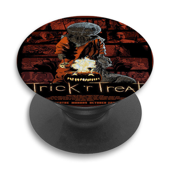 Pastele Trick R Treat Custom PopSockets Awesome Personalized Phone Grip Holder Pop Up Stand Out Mount Grip Standing Pods Apple iPhone Samsung Google Asus Sony Phone Accessories