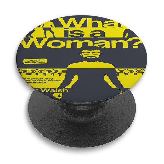 Pastele What Is a Woman Custom PopSockets Awesome Personalized Phone Grip Holder Pop Up Stand Out Mount Grip Standing Pods Apple iPhone Samsung Google Asus Sony Phone Accessories