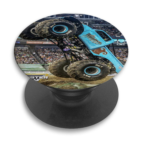 Pastele Whiplash Monster Truck Custom PopSockets Awesome Personalized Phone Grip Holder Pop Up Stand Out Mount Grip Standing Pods Apple iPhone Samsung Google Asus Sony Phone Accessories