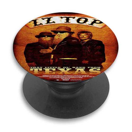 Pastele Zz Top Texas Custom PopSockets Awesome Personalized Phone Grip Holder Pop Up Stand Out Mount Grip Standing Pods Apple iPhone Samsung Google Asus Sony Phone Accessories