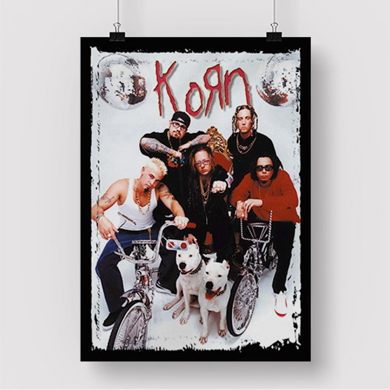 Pastele Korn Band Custom Silk Poster Awesome Personalized Print Wall Decor 20 x 13 Inch 24 x 36 Inch Wall Hanging Art Home Decoration Posters