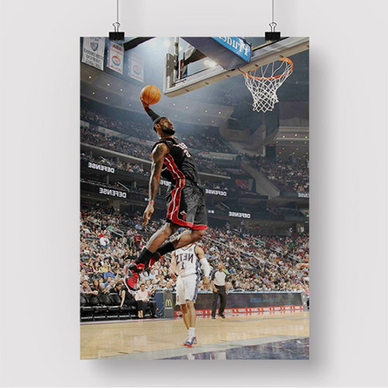 Pastele Lebron James Dunk Custom Silk Poster Awesome Personalized Print Wall Decor 20 x 13 Inch 24 x 36 Inch Wall Hanging Art Home Decoration Posters