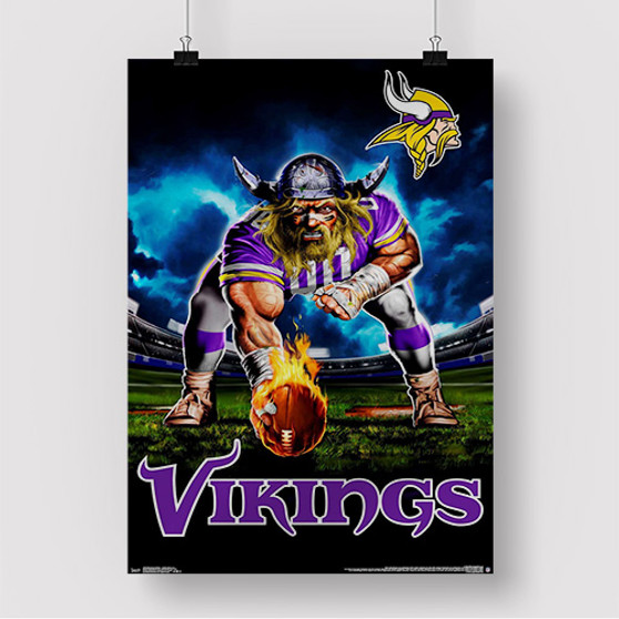 Pastele Minnesota Vikings NFL 2022 Custom Silk Poster Awesome Personalized Print Wall Decor 20 x 13 Inch 24 x 36 Inch Wall Hanging Art Home Decoration Posters