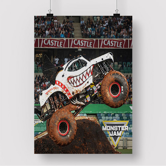Pastele Monster Mutt Dalmatian Monster Truck Custom Silk Poster Awesome Personalized Print Wall Decor 20 x 13 Inch 24 x 36 Inch Wall Hanging Art Home Decoration Posters