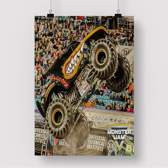 Pastele Monster Mutt Rottweiler Monster Truck Custom Silk Poster Awesome Personalized Print Wall Decor 20 x 13 Inch 24 x 36 Inch Wall Hanging Art Home Decoration Posters