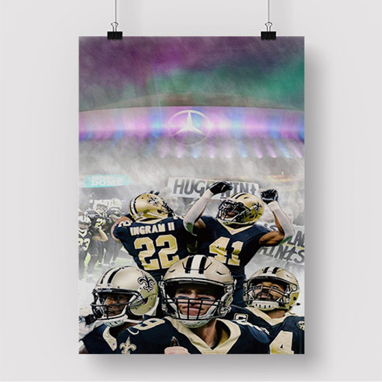 Pastele New Orleans Saints NFL 2022 Custom Silk Poster Awesome Personalized Print Wall Decor 20 x 13 Inch 24 x 36 Inch Wall Hanging Art Home Decoration Posters