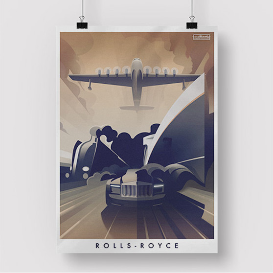 Pastele Rolls Royce Phantom Custom Silk Poster Awesome Personalized Print Wall Decor 20 x 13 Inch 24 x 36 Inch Wall Hanging Art Home Decoration Posters