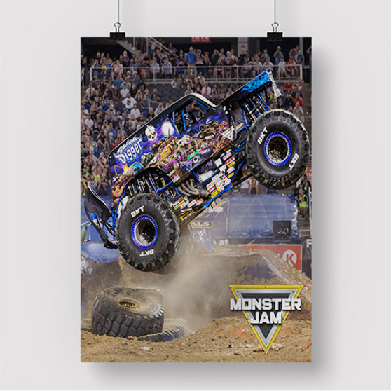 Pastele Son uva Digger Monster Truck Custom Silk Poster Awesome Personalized Print Wall Decor 20 x 13 Inch 24 x 36 Inch Wall Hanging Art Home Decoration Posters