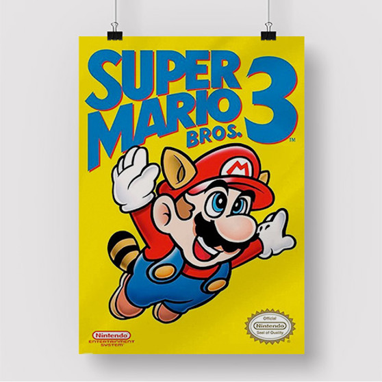 Pastele Super Mario Bros 3 Nintendo Custom Silk Poster Awesome Personalized Print Wall Decor 20 x 13 Inch 24 x 36 Inch Wall Hanging Art Home Decoration Posters
