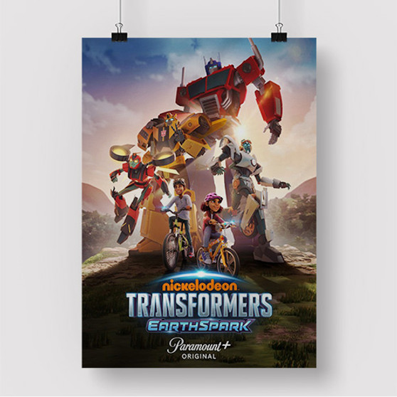 Pastele Transformers Earth Spark Custom Silk Poster Awesome Personalized Print Wall Decor 20 x 13 Inch 24 x 36 Inch Wall Hanging Art Home Decoration Posters