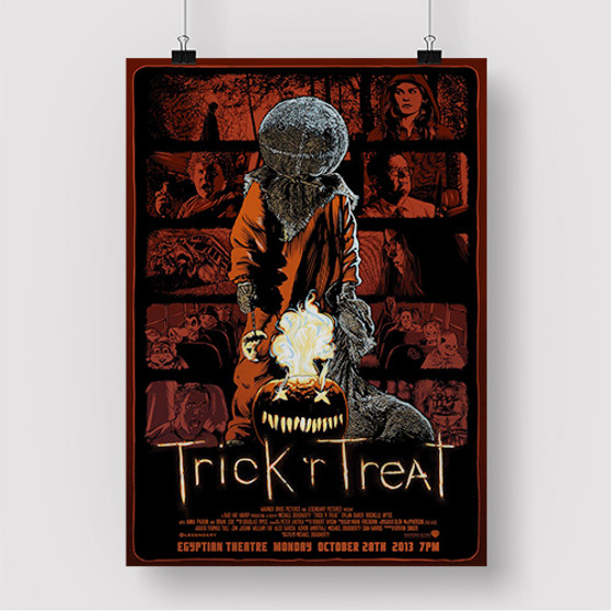 Pastele Trick R Treat Custom Silk Poster Awesome Personalized Print Wall Decor 20 x 13 Inch 24 x 36 Inch Wall Hanging Art Home Decoration Posters