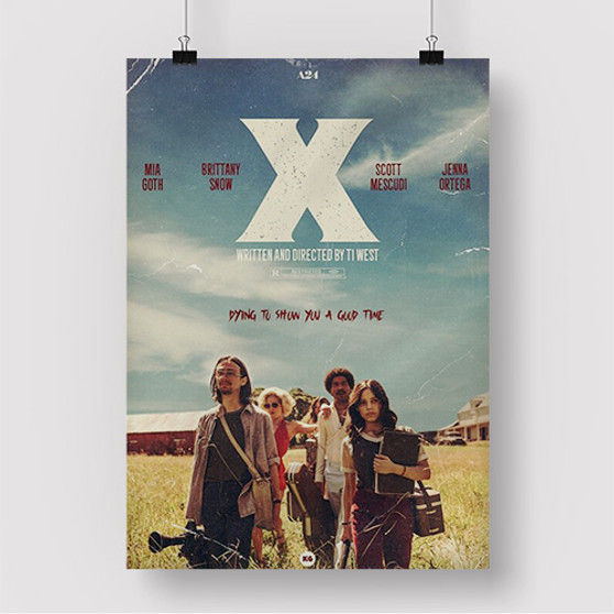 Pastele X Movie Ti West Custom Silk Poster Awesome Personalized Print Wall Decor 20 x 13 Inch 24 x 36 Inch Wall Hanging Art Home Decoration Posters