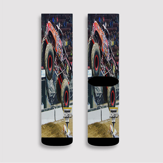 Pastele Vendetta Monster Truck Custom Socks Sublimation Awesome Printed Sports Elite Socks Polyester Cushioned Bottoms Gym Gymnastic Running Yoga School Skatebording Basketball Spandex