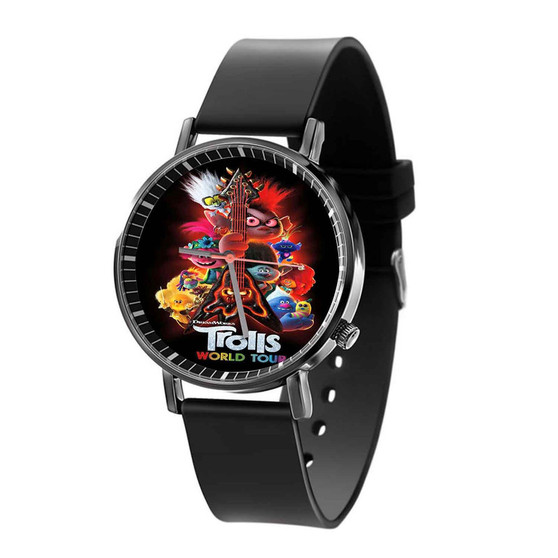Trolls World Tour Black Quartz Watch Unisex With Premium Gift Box