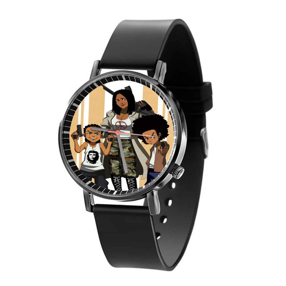 The Boondocks Unisex Black Quartz Watch With Premium Gift Box