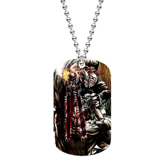 Anarchy Reigns Jack Cayman vs Mutant Custom Military Dog Tag ID Name Tag Pet Tag Jewelry Necklaces