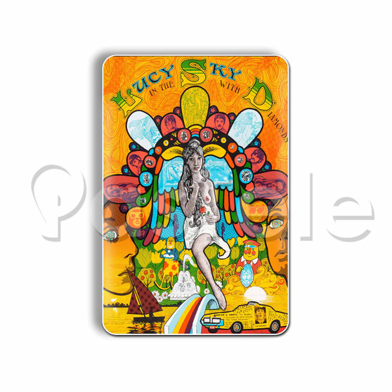 Lucy in the Sky With Diamonds Custom Magnet Refrigerator Fridge Magnet