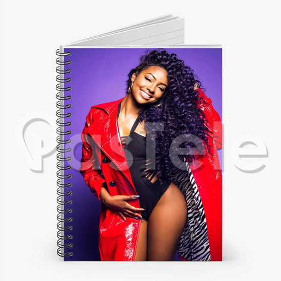 Justine Skye U Don t Know Custom Personalized Spiral Notebook Cover Prin Ruled Line
