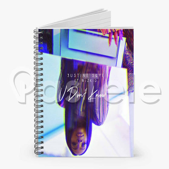 Justine Skye U Don t Know ft Wizkid Custom Personalized Spiral Notebook Cover Prin Ruled Line