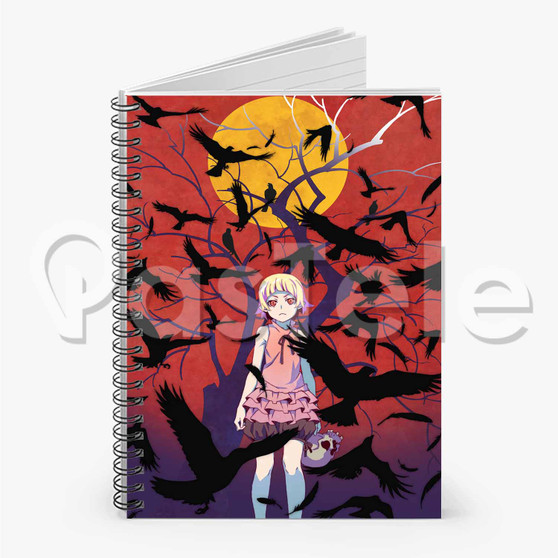 Kizumonogatari III Reiketsu hen Custom Personalized Spiral Notebook Cover Prin Ruled Line