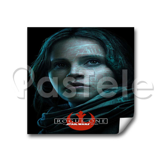 Jyn Erso Star Rogue One A Star Wars Story Custom Stickers White Transparent Vinyl Decals