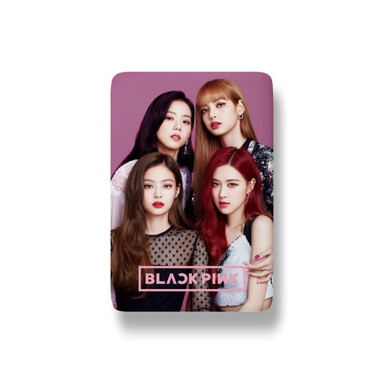 Pastele Black Pink Custom Refrigerator Fridge Magnet Glossy Finish for House Kitchen Decoration