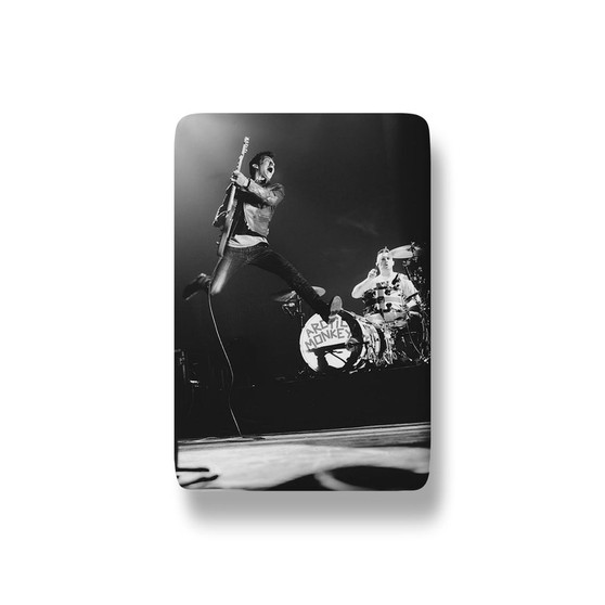 Pastele Arctic Monkeys Print Custom Refrigerator Fridge Magnet Glossy Finish for House Kitchen Decoration