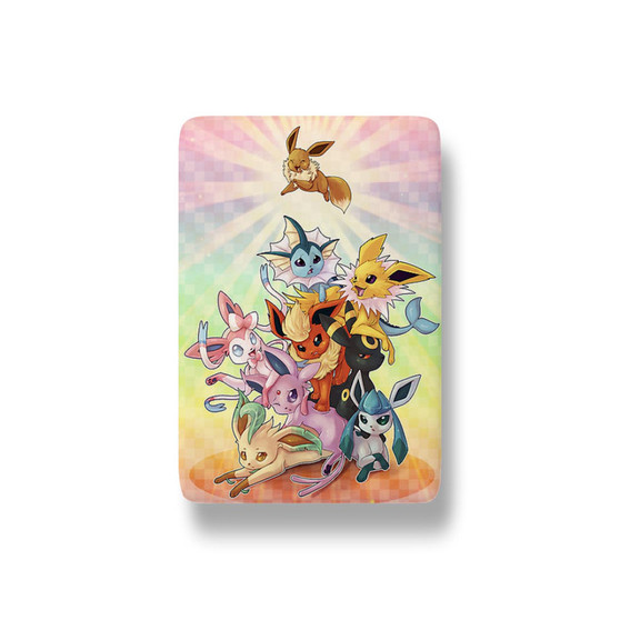 Pastele Pokemon Eeveelution Custom Refrigerator Fridge Magnet Glossy Finish for House Kitchen Decoration