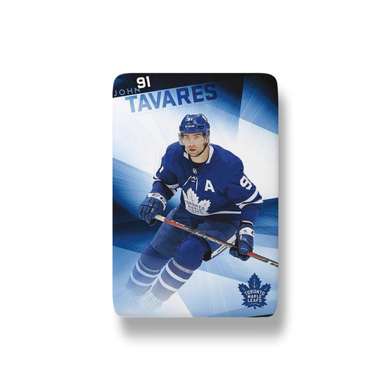 Pastele John Tavares Toronto Maple Leafs NHL Custom Fridge Magnet Refrigerator Glossy Finish for House Kitchen Decoration