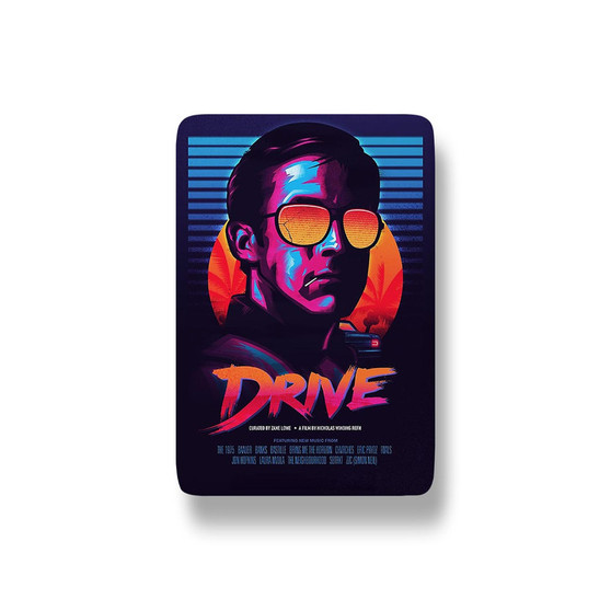 Pastele Drive Movie Accessories Custom Fridge Magnet Refrigerator Glossy Finish for House Kitchen Decoration