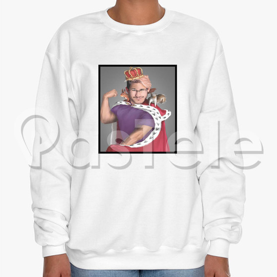 Markiplier King of the Squirrels Custom Unisex Crewneck Sweatshirt Cotton Polyester Fabric