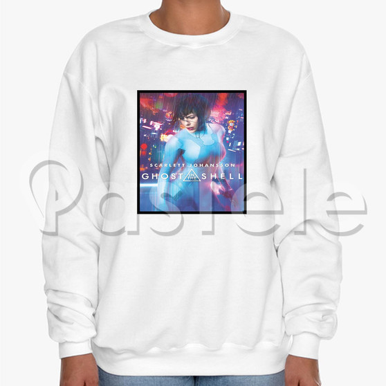 Ghost in the Shell Custom Unisex Crewneck Sweatshirt Cotton Polyester Fabric Cloth