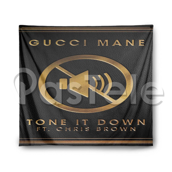 Gucci Mane Tone It Down Custom Printed Silk Tapestry Indoor Wall Decor Hanging Home Art Decorative Wall Painting Poster