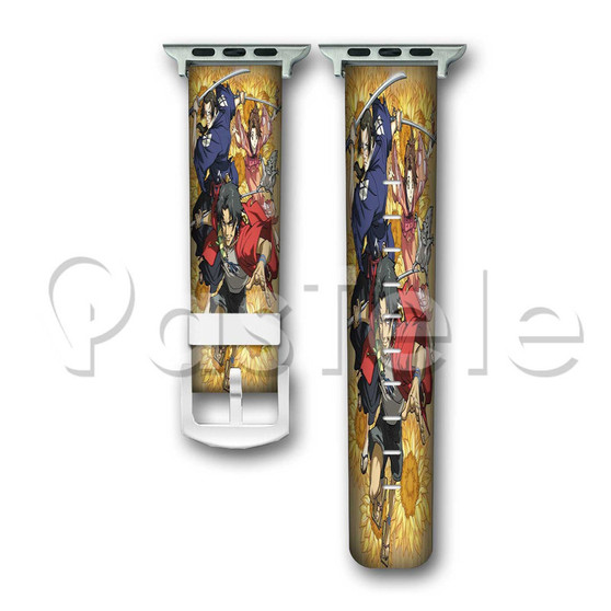 Samurai Champloo With Sword Custom Personaliez Apple Watch Band 38mm 40mm 42mm 44mm Leather PU