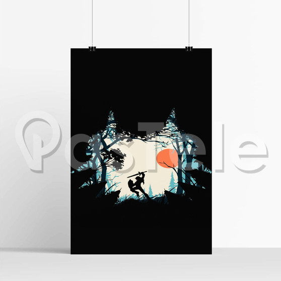 The Legend of Zelda Link and Majora s Mask Silk Poster Print Wall Decor 20 x 13 Inch 24 x 36 Inch
