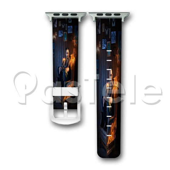 The Magicians Fire Custom Personaliez Apple Watch Band 38mm 40mm 42mm 44mm Leather PU