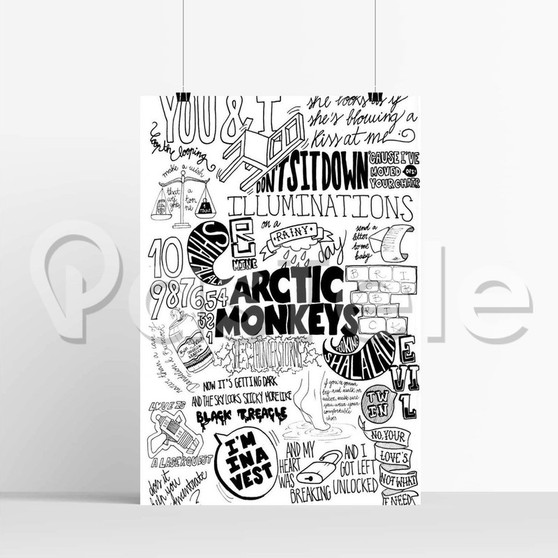 Arctic Monkeys Quotes New Custom Silk Poster Print Wall Decor 20 x 13 Inch 24 x 36 Inch