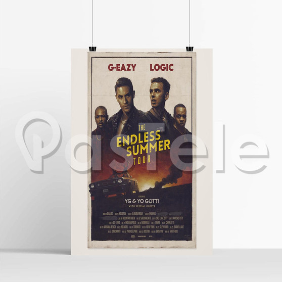 G Eazy Logic The Endless Summer Tour New Custom Silk Poster Print Wall Decor 20 x 13 Inch 24 x 36 Inch